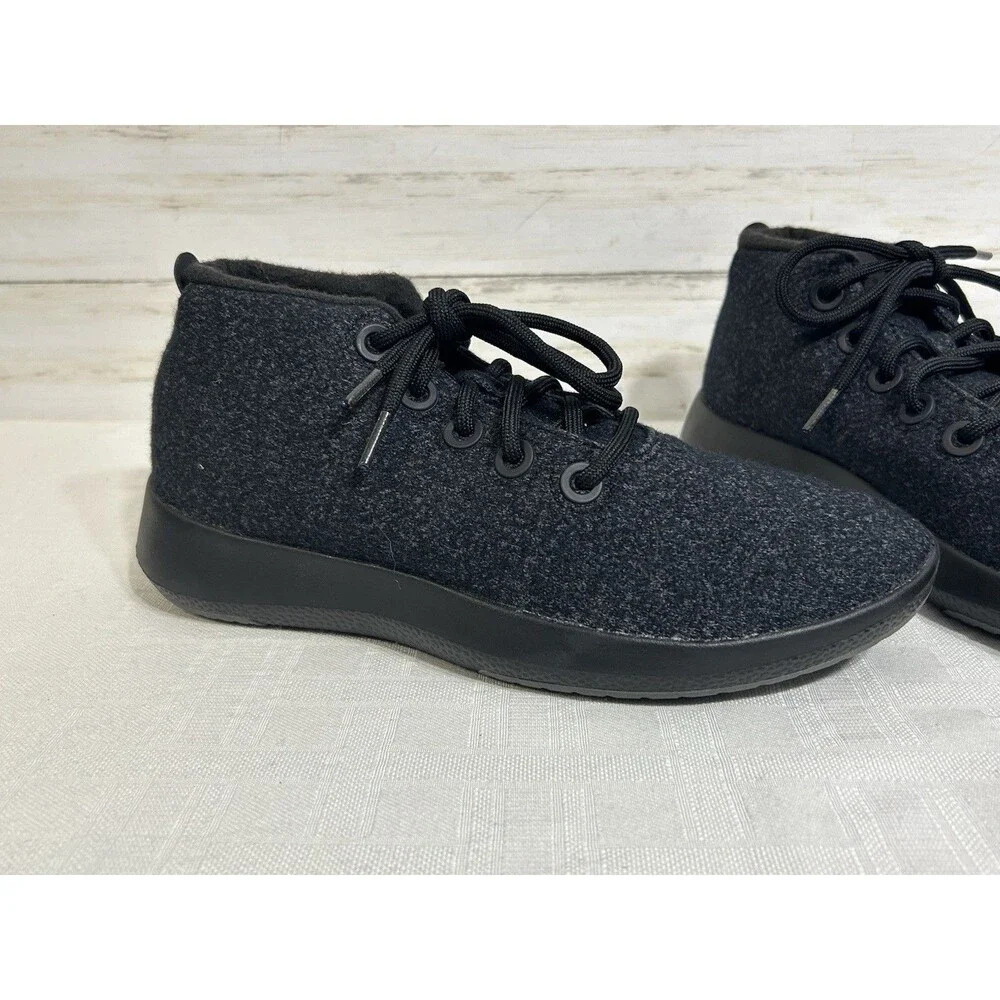 NEW! Allbirds WRUM Wool Runner Up Mizzle Dark Grey Wool Chukka Boots Men Size 9